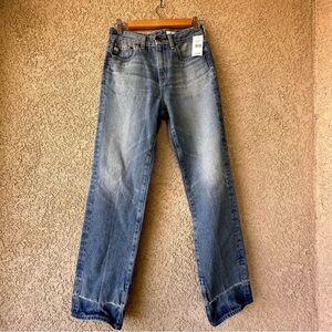 AG Adriano Goldschmied Blue Straight Leg Jeans